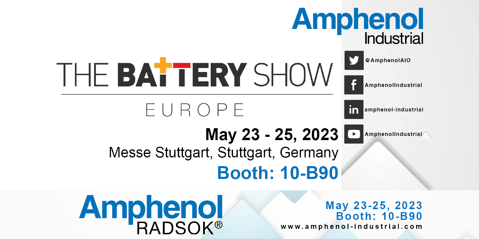 Featured image for “Visit us at The Battery Show Europe 2023 ”